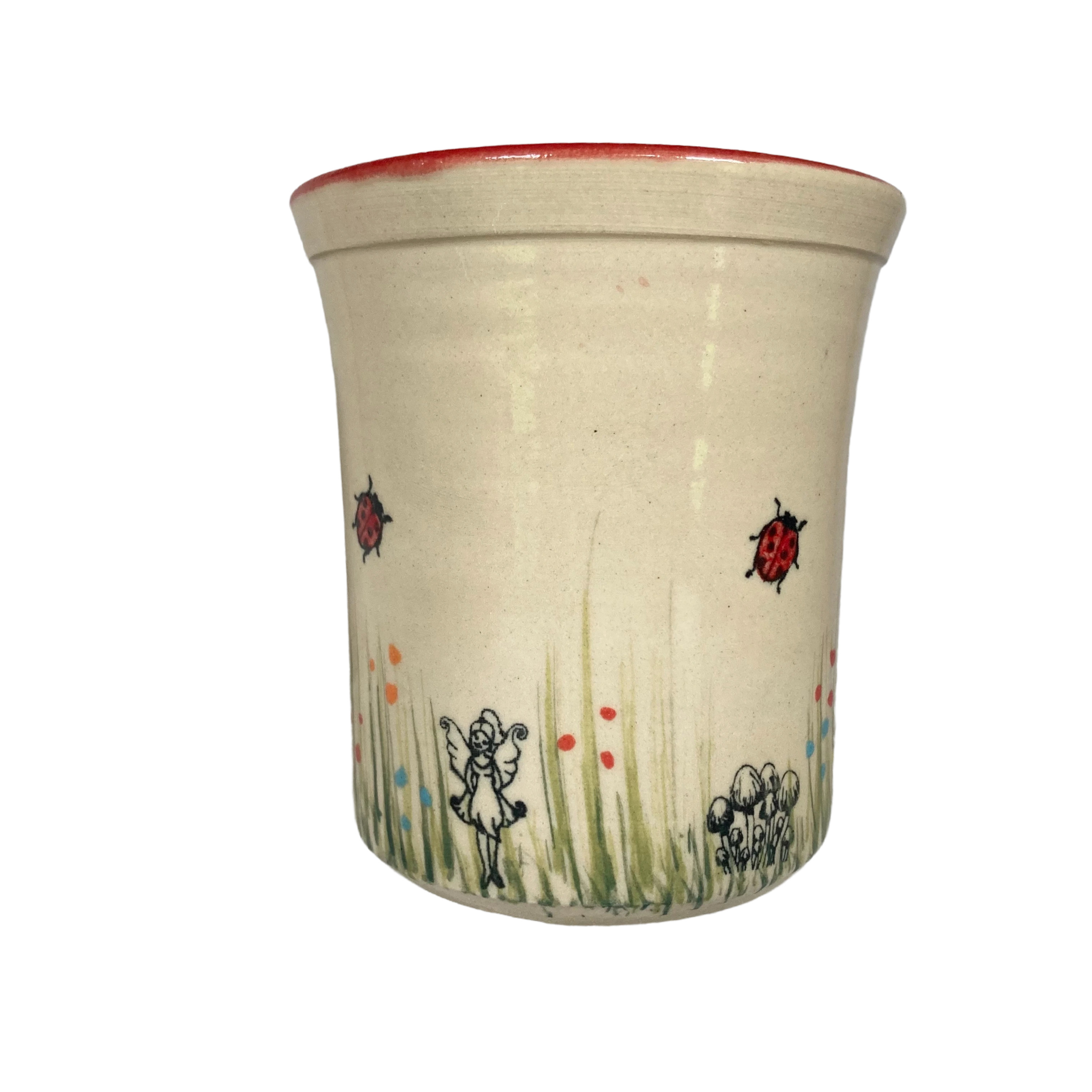 Tasse Sommerwiese rot