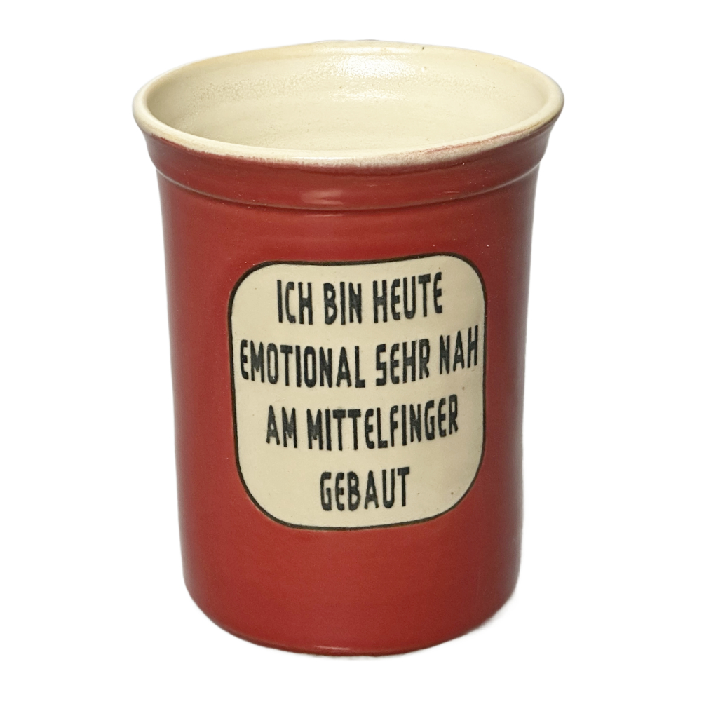 Bin emotional sehr nah am Mittelfinger gebaut