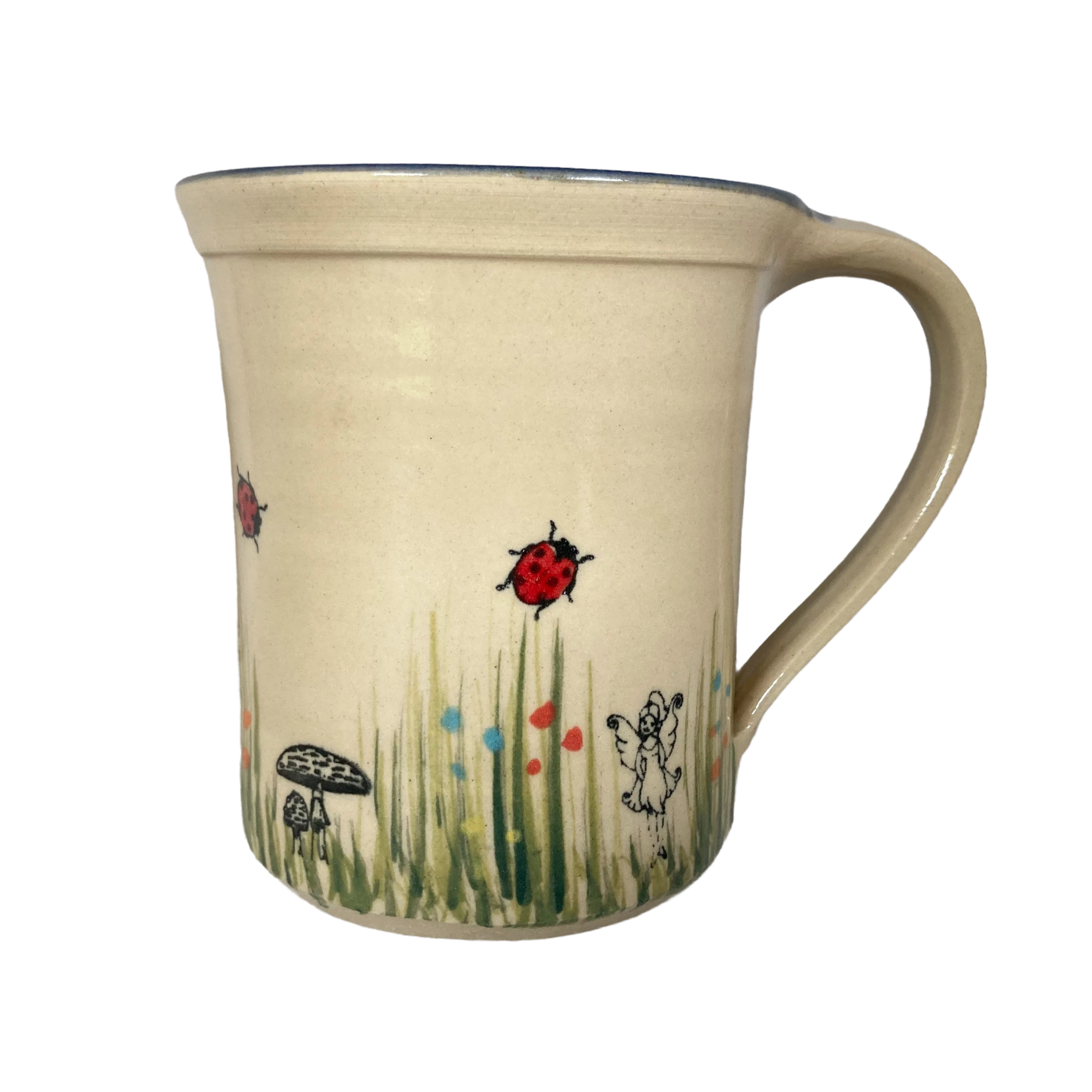 Tasse Sommerwiese blau